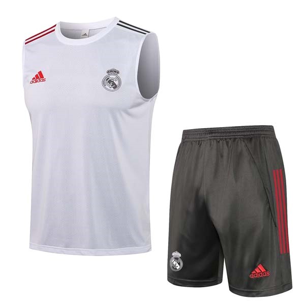 Trikot Real Madrid ärmellos Komplett Set 2022 Weiß